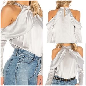 Parker 100%Silk Blouse Sz Med